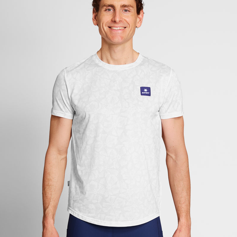 SAYSKY Flower Combat T-Shirt T-SHIRTS 1030 - WHITE AOP