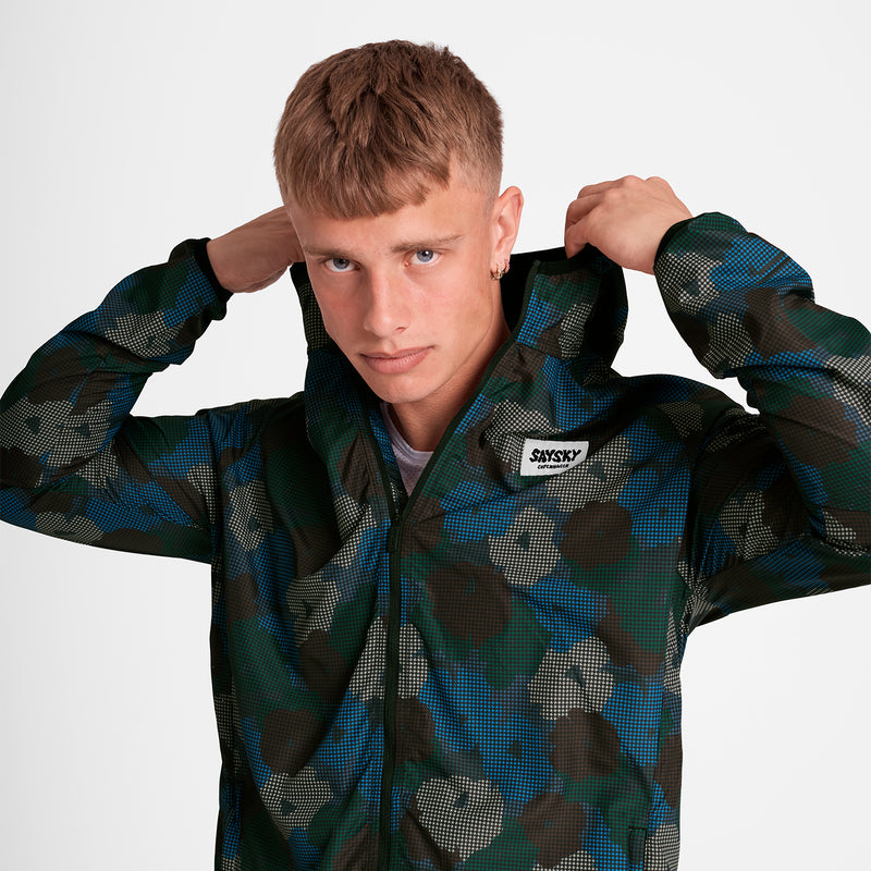 SAYSKY Flower Pace Jacket JACKETS/VESTS 1046 - BLUE AOP