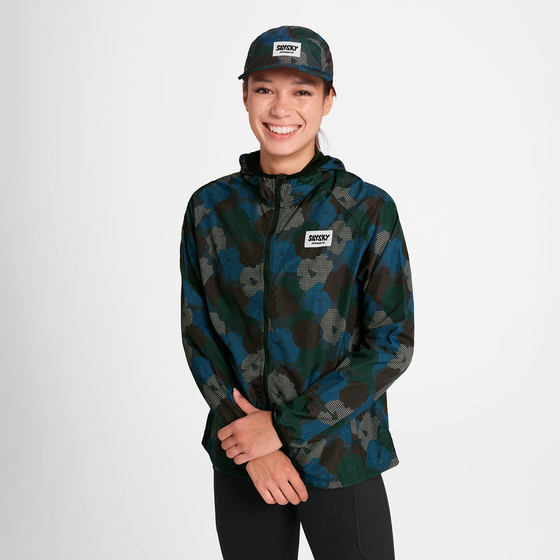 SAYSKY Flower Pace Jacket JACKETS/VESTS 1046 - BLUE AOP