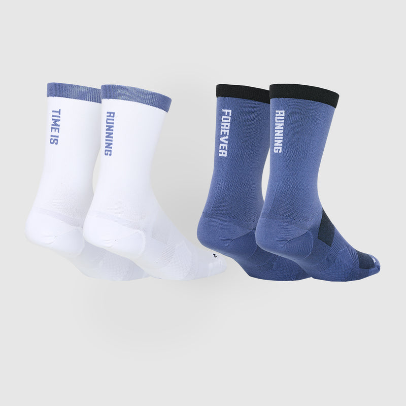 SAYSKY High Combat Socks 2-Pack 100 SOCKS 207 - BLUE