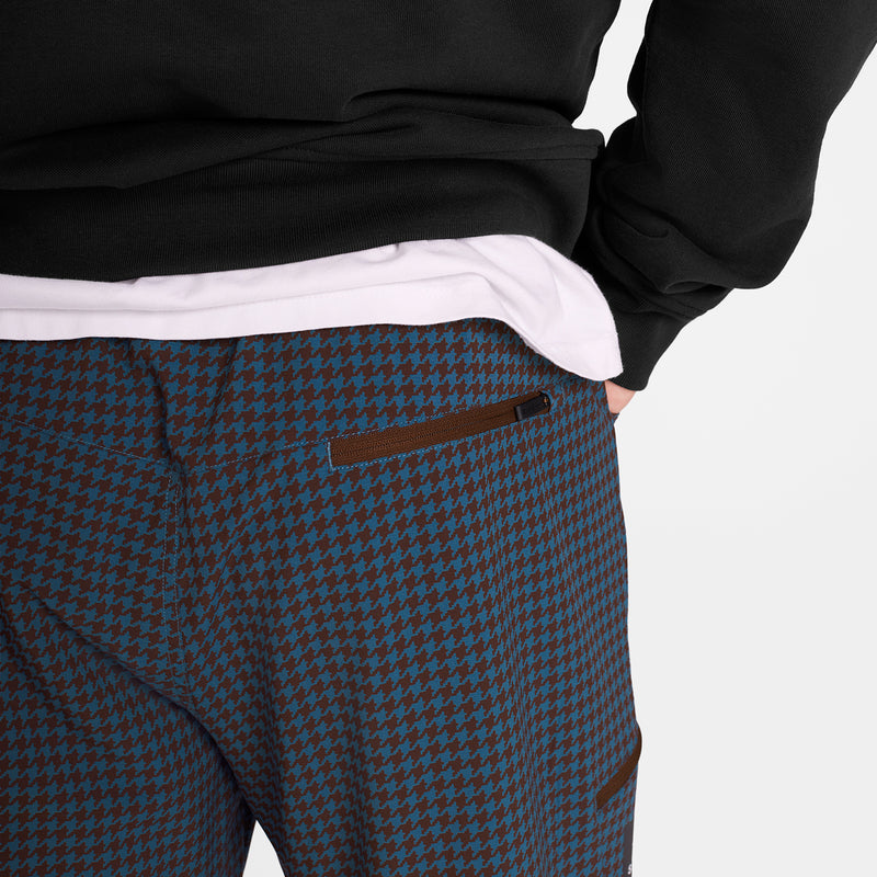 SAYSKY Houndstooth Everyday Pants PANTS 1047 - BLUE AOP
