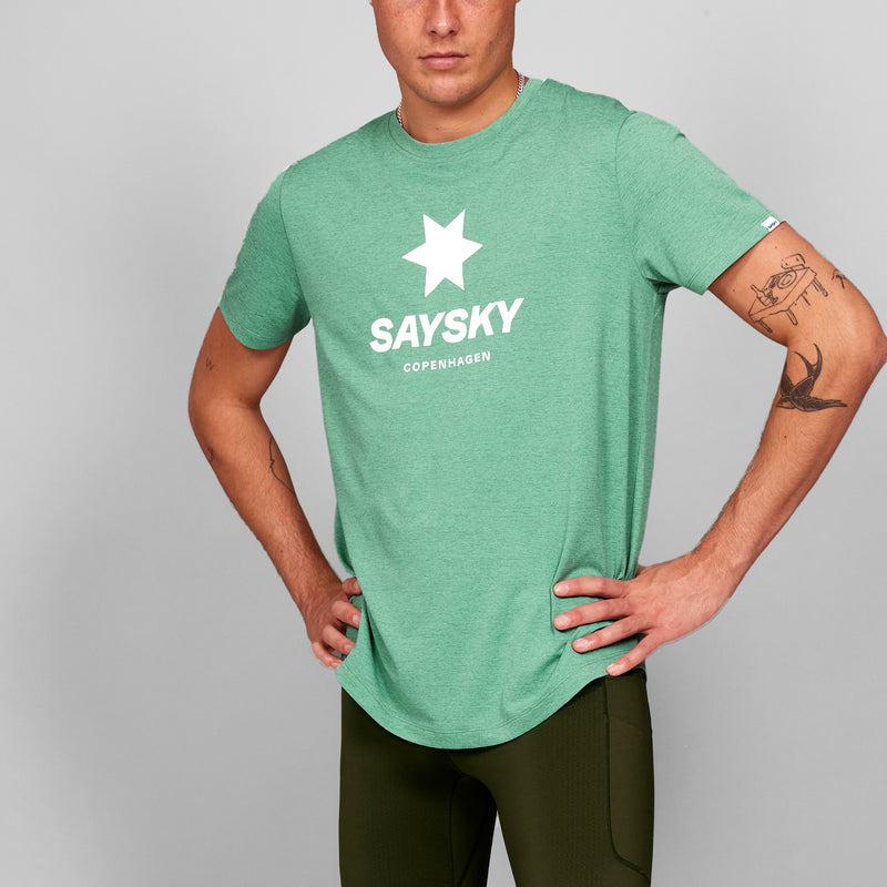 SAYSKY Logo Combat T-shirt T-SHIRTS 3004 - GREEN