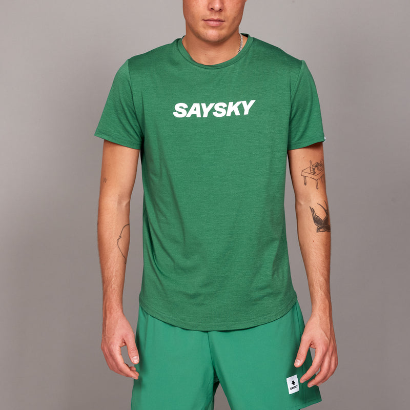 SAYSKY Logo Pace T-shirt T-SHIRTS 3002 - GREEN