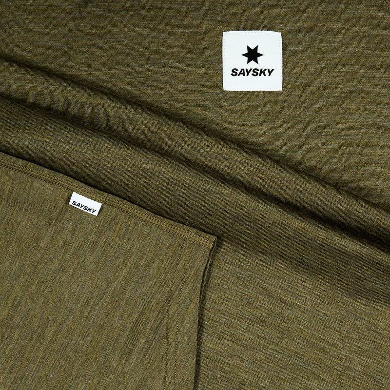 SAYSKY Merino 165 Base Layer Long Sleeve LONG SLEEVES 3001 - GREEN