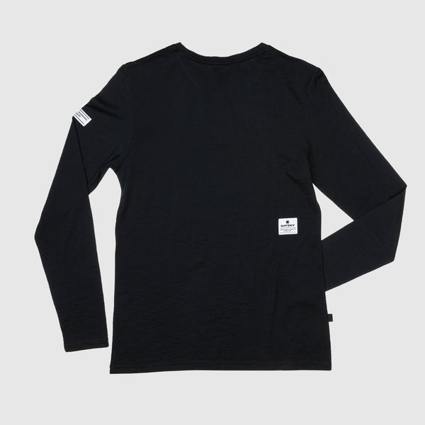 SAYSKY Merino Base 165 Long Sleeve LONG SLEEVES 901 - BLACK