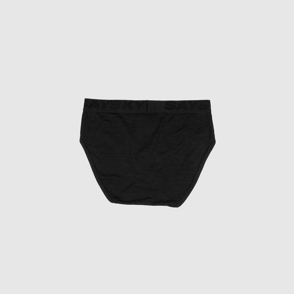 SAYSKY Merino 180 Briefs UNDERWEAR BLACK