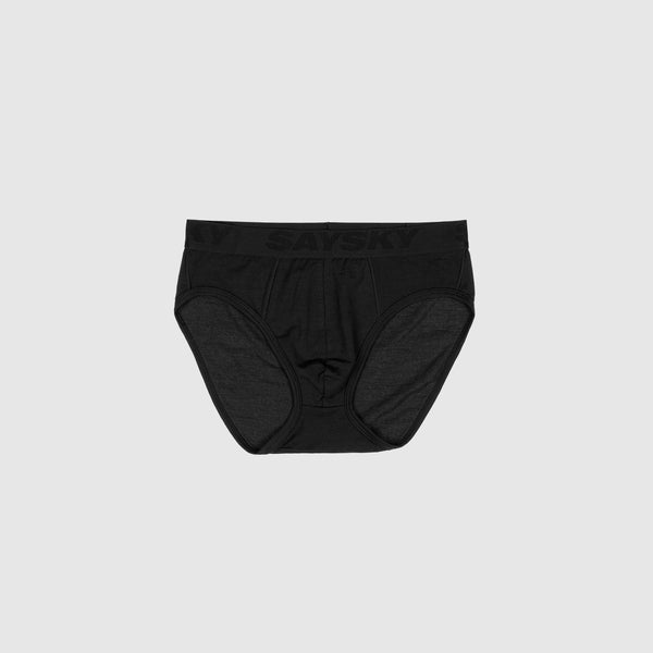 SAYSKY Merino Base 180 Briefs UNDERWEAR BLACK