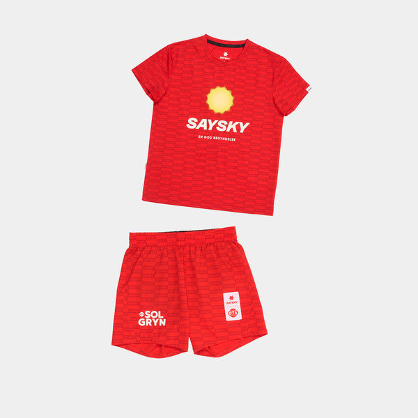 SAYSKY OTA x Saysky Kids Set Set 1057 - RED AOP