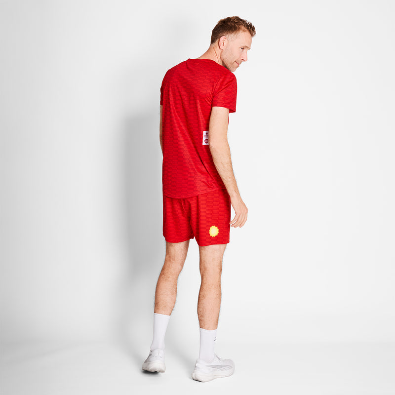 SAYSKY OTA x Saysky Pace Shorts 5" SHORTS 1057 - RED AOP