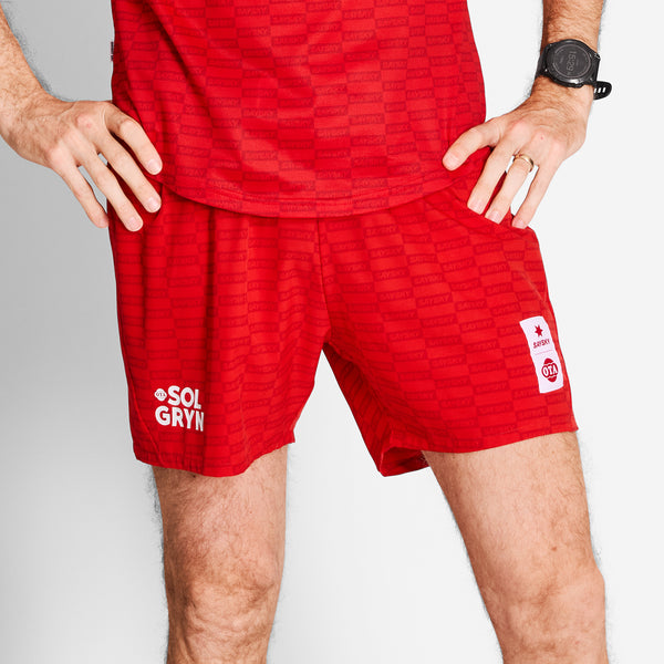 SAYSKY OTA x Saysky Pace Shorts 5" SHORTS 1057 - RED AOP