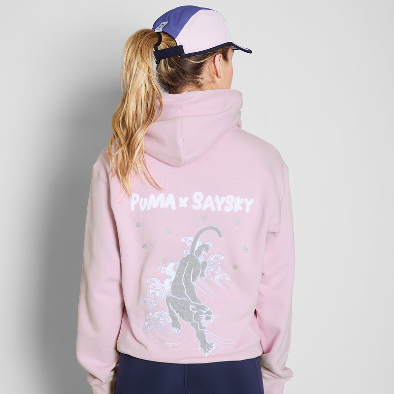 SAYSKY PUMA X SAYSKY HOODIE SWEATSHIRTS 504 - PINK