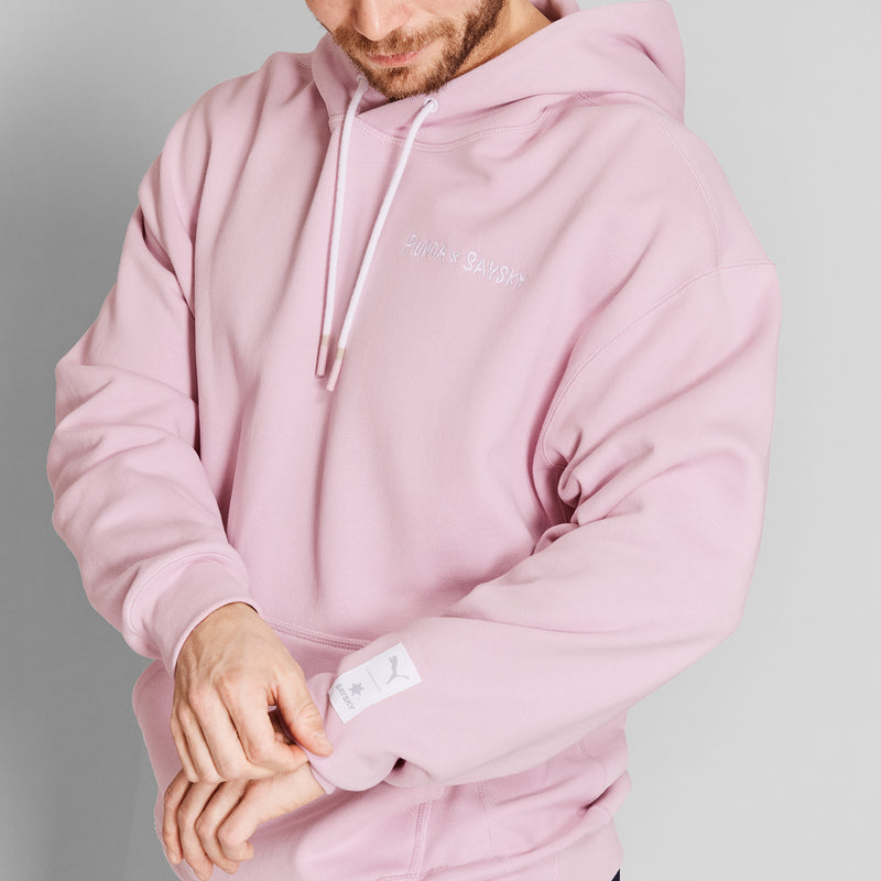 SAYSKY PUMA X SAYSKY HOODIE SWEATSHIRTS 504 - PINK