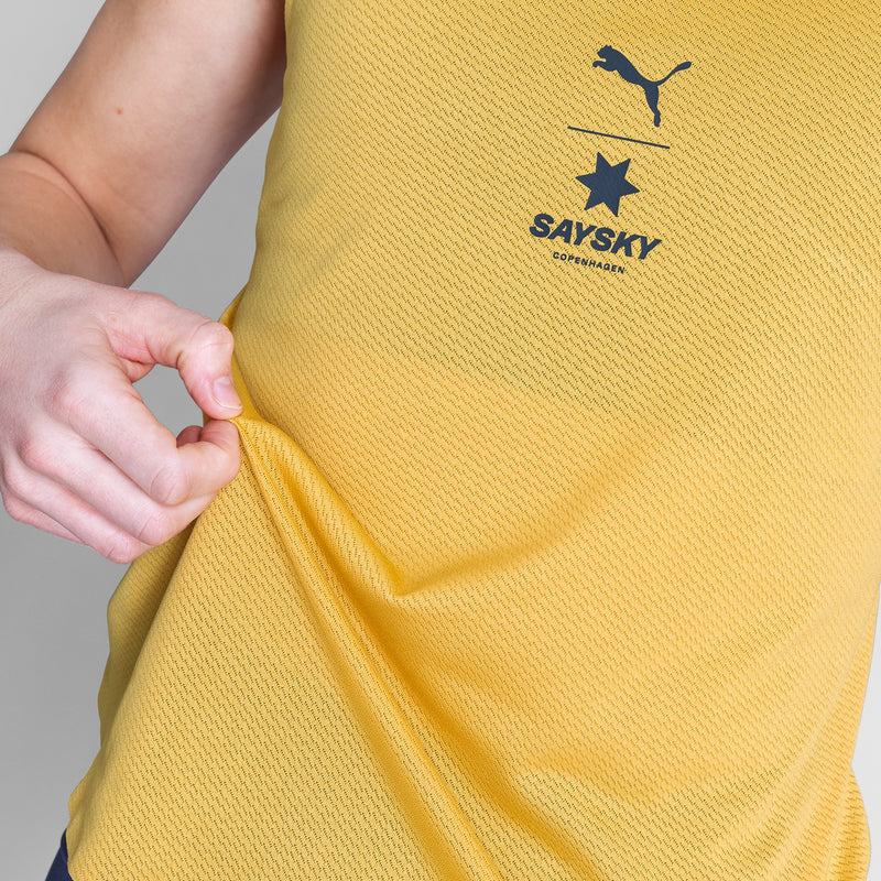 SAYSKY PUMA X SAYSKY SINGLET SINGLETS 402 - YELLOW