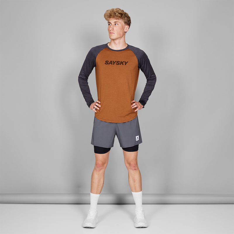 SAYSKY Pace 2 in 1 Shorts 5'' SHORTS 704 - GREY