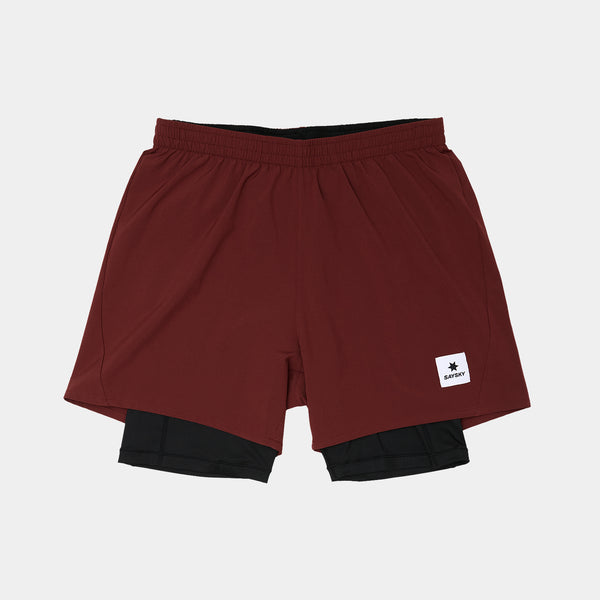 SAYSKY Pace 2 in 1 Shorts 5'' SHORTS 509 - RED