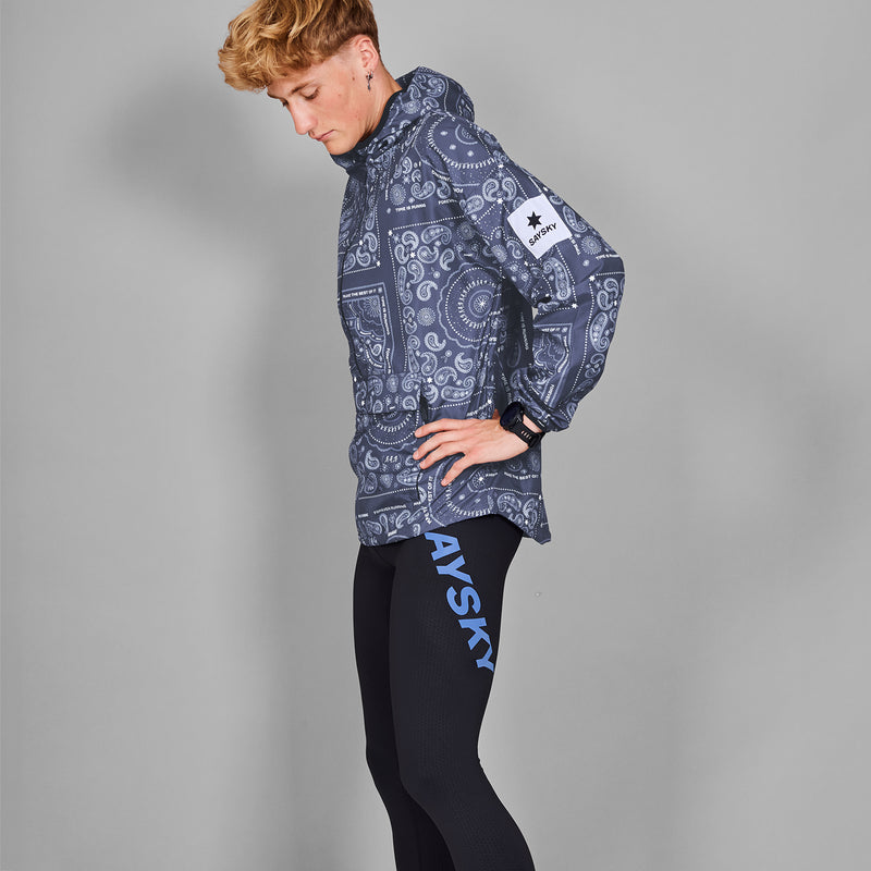 SAYSKY Paisley Pace Anorak JACKETS/VESTS 1020 - BLUE PAISLEY AOP
