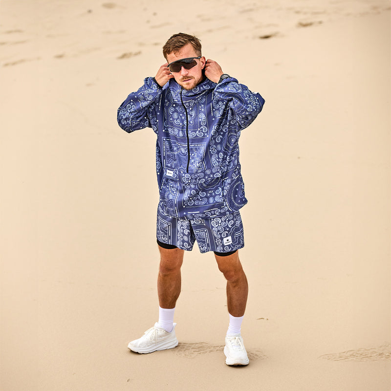 SAYSKY Paisley Pace Anorak JACKETS/VESTS 1020 - BLUE PAISLEY AOP