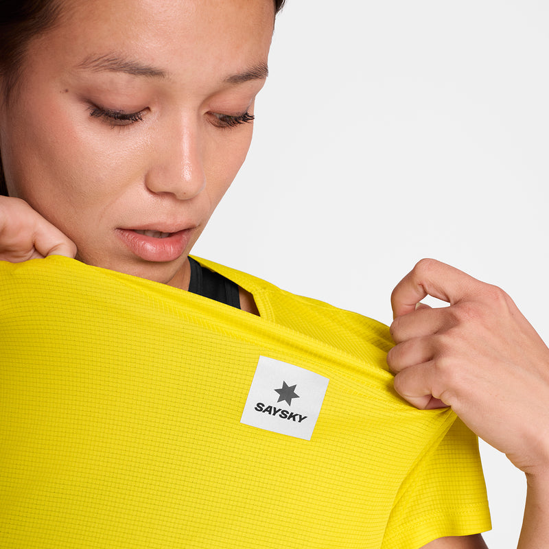 SAYSKY Reactive Flow T-Shirt T-SHIRTS 1052 - YELLOW AOP