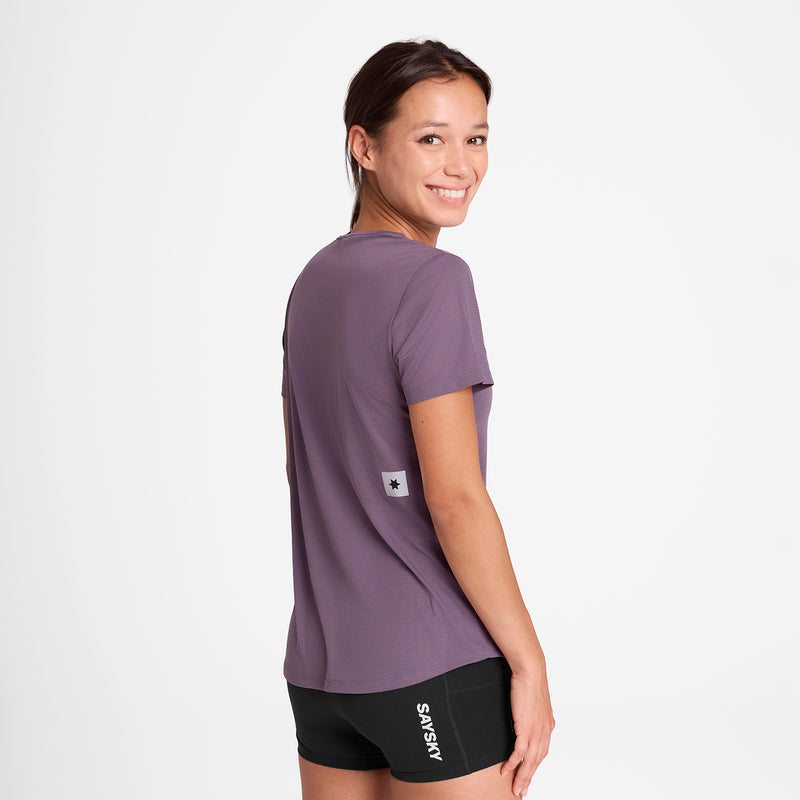 SAYSKY Reactive Flow T-Shirt T-SHIRTS 1053 - PURPLE AOP