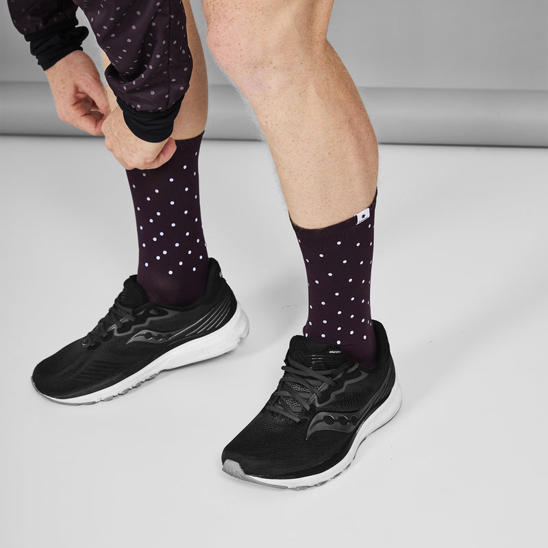 SAYSKY Reflective High Combat Socks 300 SOCKS 708 - PURPLE