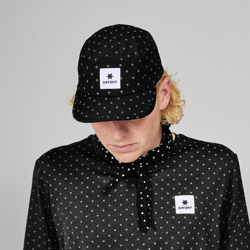 SAYSKY Reflective Polka Combat Cap 103 HEADWEAR 1018 - BLACK AOP