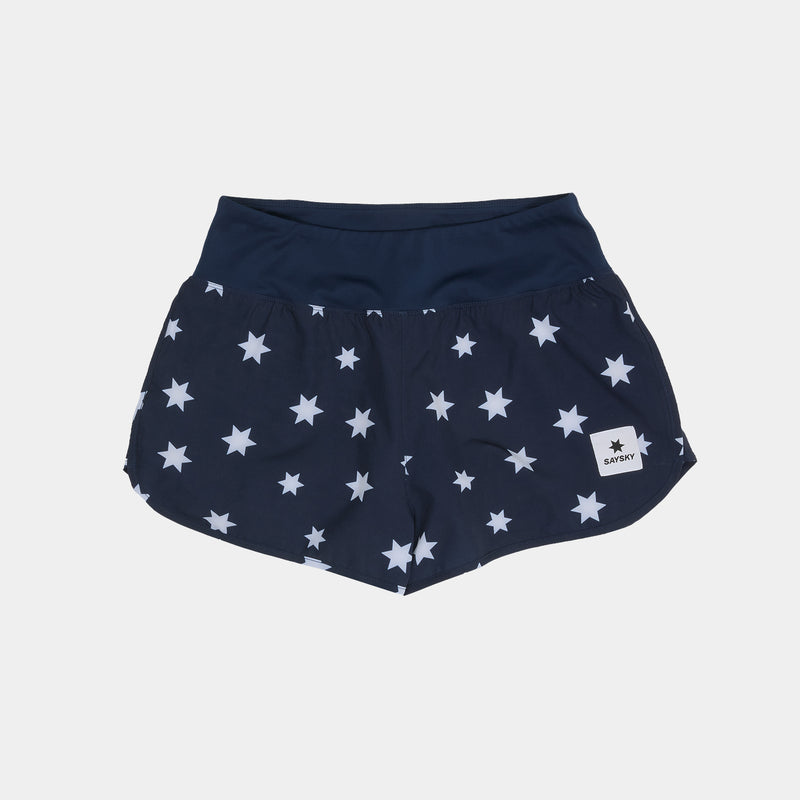 SAYSKY Star Pace Shorts 3'' SHORTS 1028 - BLUE/WHITE AOP