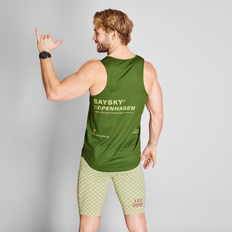 SAYSKY Statement Combat Singlet TANK 313 - GREEN