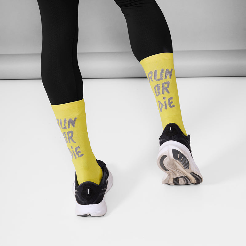 SAYSKY Statement High Combat Socks 100 SOCKS 413 - YELLOW