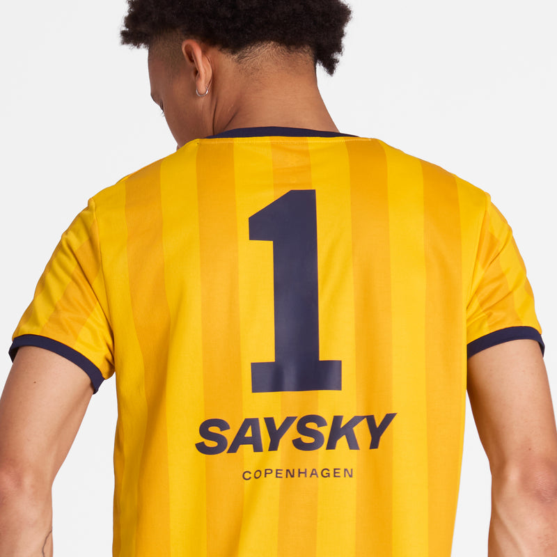 SAYSKY Stripe Combat T-Shirt T-SHIRTS 008 - YELLOW AOP