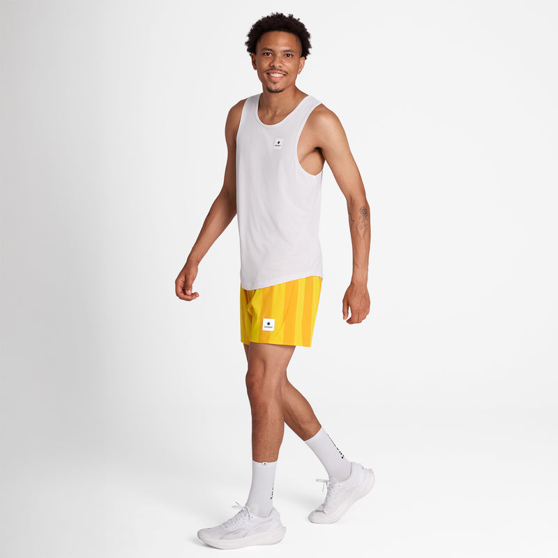 SAYSKY Stripe Pace Shorts 5'' SHORTS 008 - YELLOW AOP