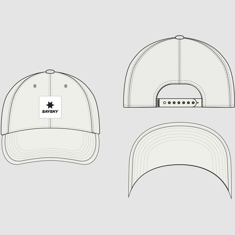 SAYSKY Trucker Classic Cap HEADWEAR 101 - WHITE