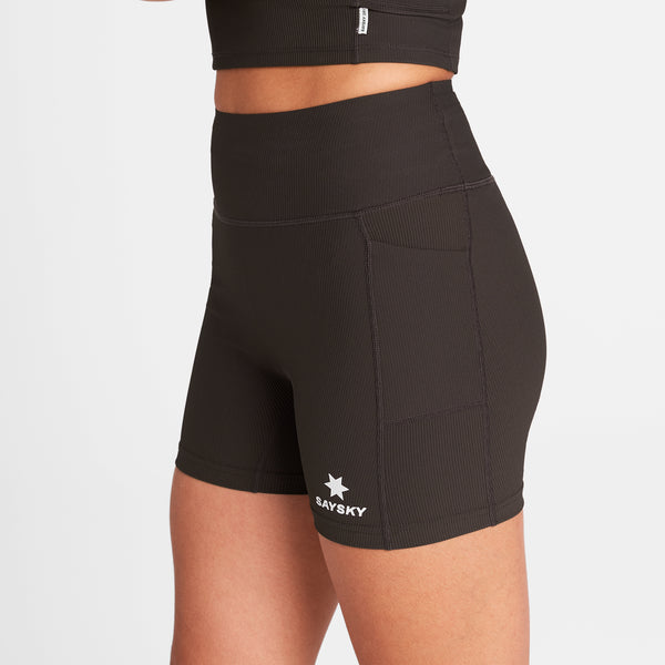 SAYSKY Combat+ Rib Short Tights 4'' TIGHTS 712 - COFFEE