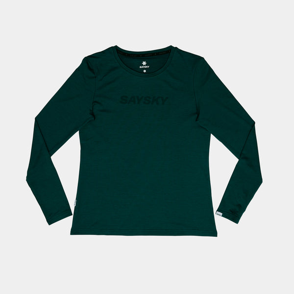 SAYSKY Logo Pace Long Sleeve LONG SLEEVES 3010 - GREEN