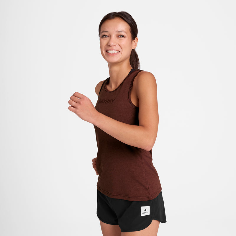 SAYSKY Logo Pace Top SINGLETS 5008 - RED
