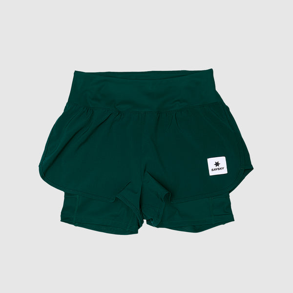 SAYSKY Pace 2 in 1 Shorts 3'' SHORTS 317 - GREEN