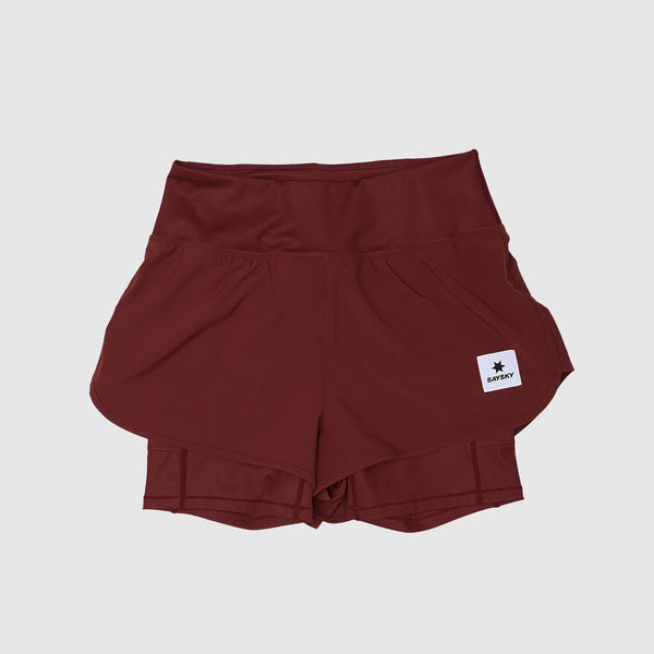 SAYSKY Pace 2 in 1 Shorts 3'' SHORTS 509 - RED