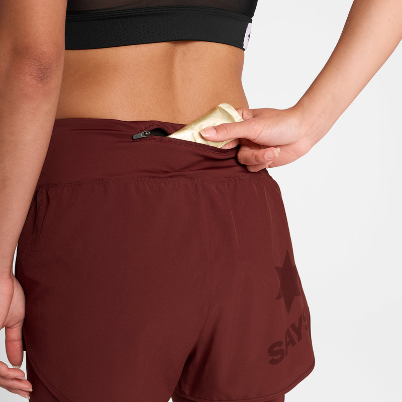 SAYSKY Pace 2 in 1 Shorts 3'' SHORTS 509 - RED