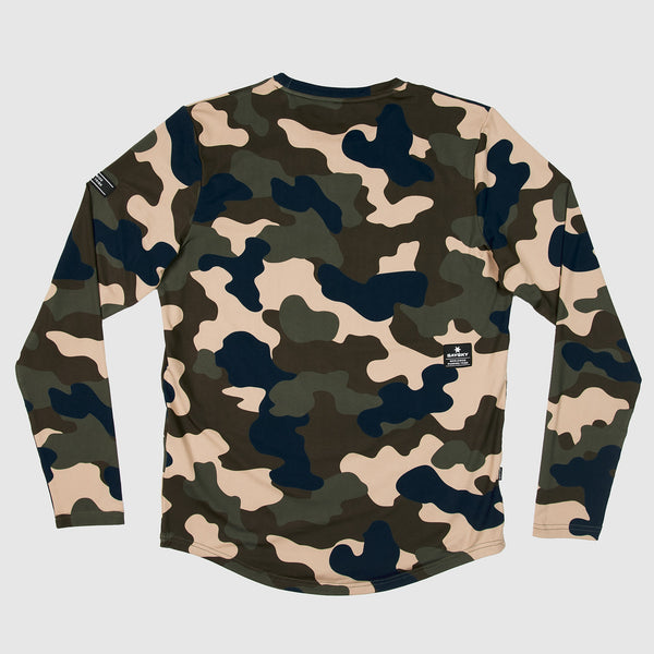 SAYSKY Camo Blaze Long Sleeve LONG SLEEVES WOODLAND CAMO