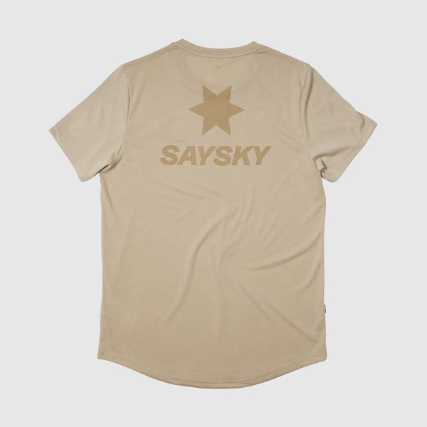 SAYSKY Logo Motion T-shirt T-SHIRTS 801 - BEIGE