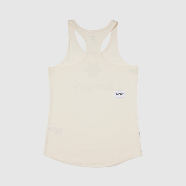 SAYSKY Logo Motion Singlet SINGLETS 102 - WHITE