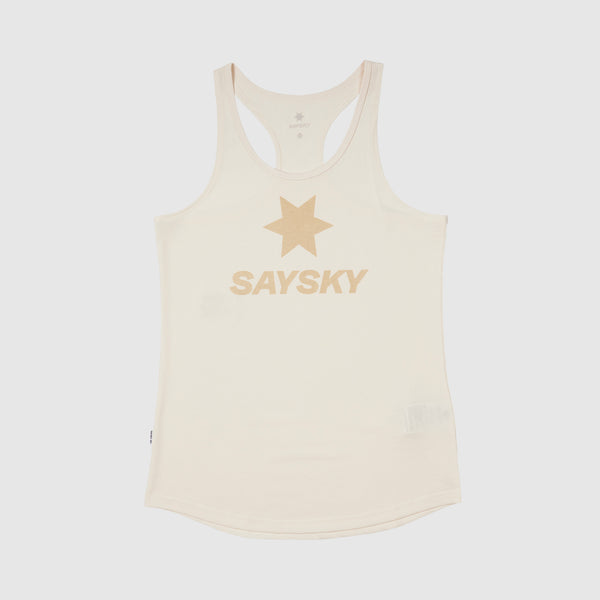 SAYSKY Logo Motion Singlet SINGLETS 102 - WHITE